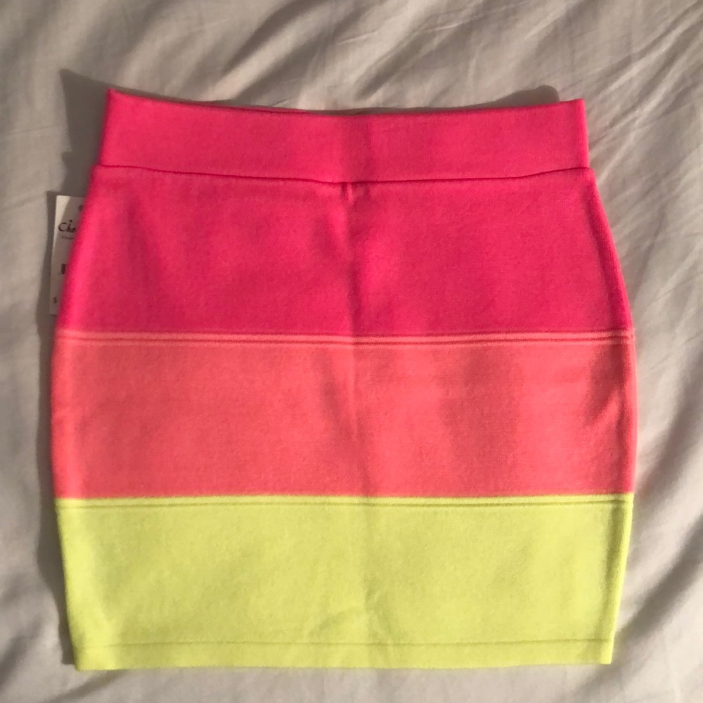 NEW Neon Mini Skirt